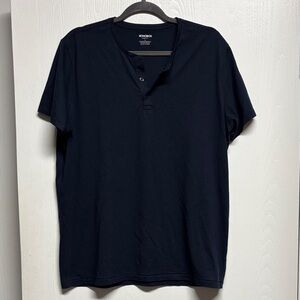 Bonobos Navy Short Sleeve Henley